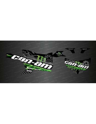 Kit décoration Lightning Edition (Vert) - Idgrafix - Can Am Maverick SPORT