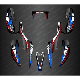 Kit déco Star Edition (Rouge/Bleu) pour Polaris Scrambler 500 (avant 2012)