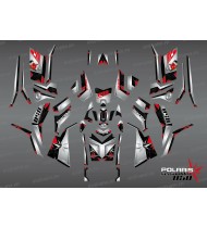 Kit dekor SpiderStar Schwarz/Grau (Full) - IDgrafix - Polaris Scrambler 850/1000