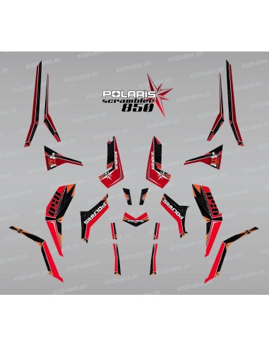 Kit decoration SpiderStar Red/Black (Light) - IDgrafix - Polaris 850 Scrambler