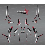 Kit de decoración de SpiderStar-Negro/Gris (Luz) - IDgrafix - Polaris Scrambler 850
