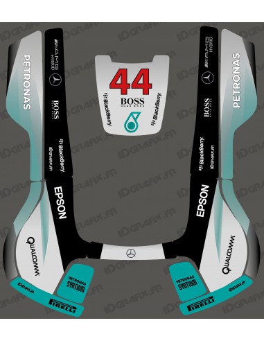 F1 Mercedes 2021 edition sticker - Husqvarna AUTOMOWER robotic mower - Idgrafix