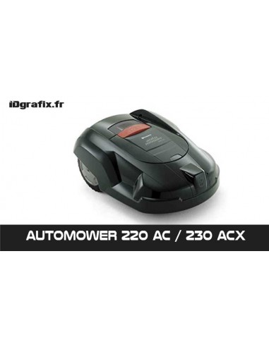 Sticker Zebra edition - Robot mower Husqvarna AUTOMOWER