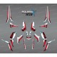 Kit dekor SpiderStar Rot/Weiß (Light) - IDgrafix - Polaris Scrambler 850 -idgrafix