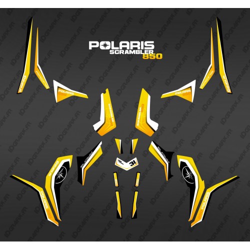 Kit décoration Pure Jaune (Light) - IDgrafix - Polaris 850 Scrambler
