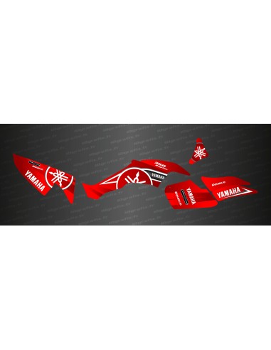 Kit de decoración de Karbonik de la serie (Rojo) - IDgrafix - Yamaha 350 Raptor