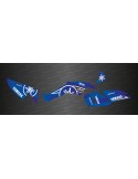 Kit decoration Karbonik series (Blue) - IDgrafix - Yamaha 350 Raptor