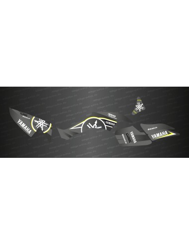 Kit de decoración de Karbonik de la serie (Gris) - IDgrafix - Yamaha 350 Raptor