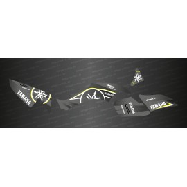 Kit décoration Karbonik series (Gris) - IDgrafix - Yamaha 350 Raptor