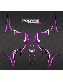 Kit de decoración de Pura Rosa (Luz) - IDgrafix - Polaris 1000 Scrambler
