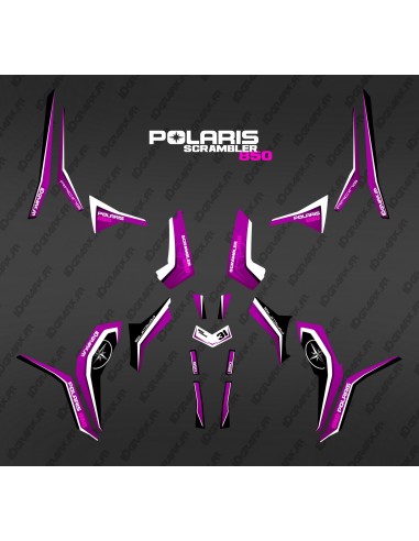 Kit décoration Pure Pink (Light) - IDgrafix - Polaris 1000 Scrambler