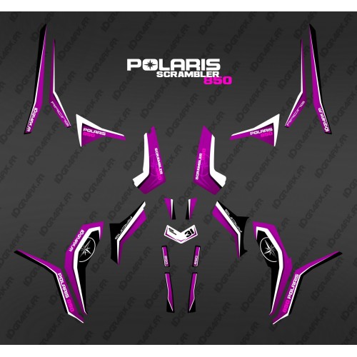 Kit dekor Pure Pink (Light) - IDgrafix - Polaris Scrambler 1000