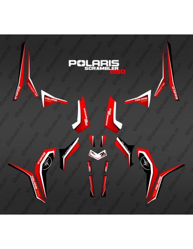 Kit decoration Pure Red (Light) - IDgrafix - Polaris 850 Scrambler