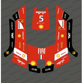 Sticker F1 Scuderia edition - Robot mower Husqvarna AUTOMOWER 105-idgrafix