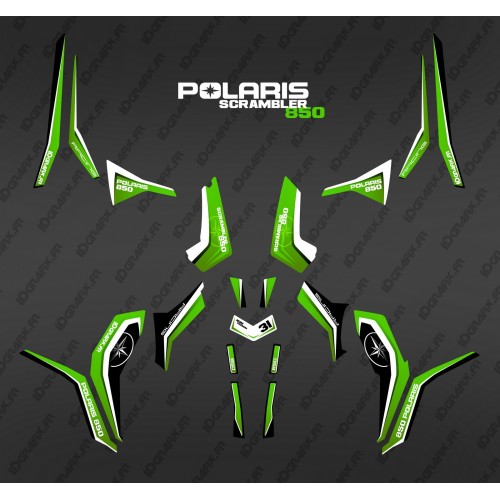 Kit décoration Pure Vert (Light) - IDgrafix - Polaris 850 Scrambler