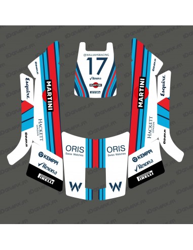 F1 Williams edition sticker - Husqvarna AUTOMOWER 105 robotic lawnmower
