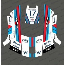 Sticker F1 Williams edition - Robot mower Husqvarna AUTOMOWER 105-idgrafix