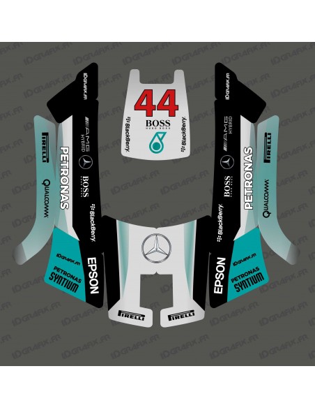 Sticker F1 Mercedes edition - Robot de tonte Husqvarna AUTOMOWER 105 Sticker F1 Mercedes edition - Robot de tonte Husqvarna AUTOMOWER 105