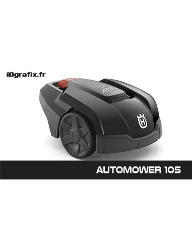 Sticker F1 Mercedes edition - Robot de tonte Husqvarna AUTOMOWER 105