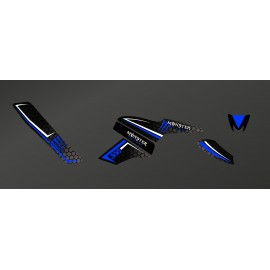 Kit Déco Monster (Noir/bleu) - Kymco 300 Maxxer