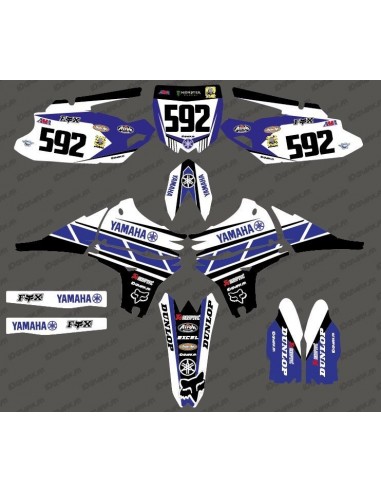 Kit deco 100 % Personalitzada Davant la Placa de Yamaha WRF - M. Mercier -idgrafix