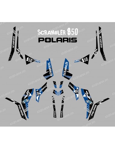 Kit decoration Street Blue (Light) - IDgrafix - Polaris 850 Scrambler