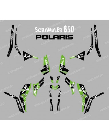 Kit decoration Street Green (Light) - IDgrafix - Polaris 850 Scrambler