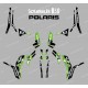 Kit de decoració Carrer Verd (Llum) - IDgrafix - Polaris 850 Scrambler -idgrafix
