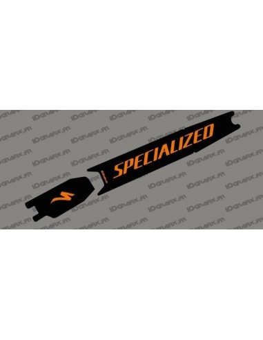 Etiqueta engomada de la protección de la Batería - Black edition (Naranja) - Specialized Turbo Levo/Kenevo