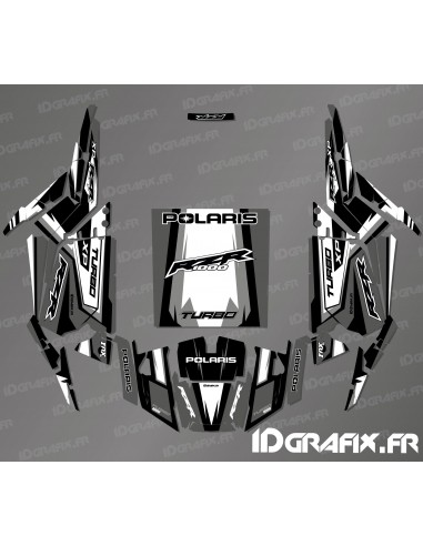 Kit de decoració Straight Edition (Gris) - IDgrafix - Polaris RZR 1000 Turbo -idgrafix
