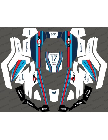 Aufkleber F1 Williams Edition – Robotermäher Husqvarna AUTOMOWER – Idgrafix