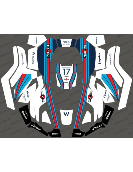 Adhesiu F1 Williams edition - tallagespa robòtica Husqvarna AUTOMOWER - Idgrafix