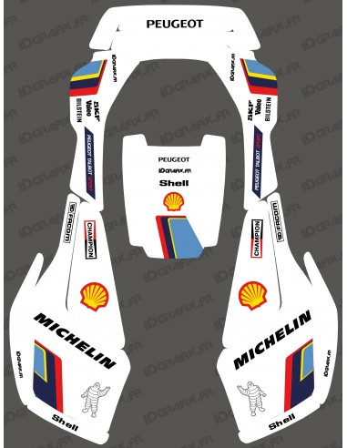Peugeot Sport edition sticker - Husqvarna AUTOMOWER robotic lawnmower - Idgrafix