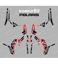 Kit de decoración de la Calle (Luz Roja) - IDgrafix - Polaris Scrambler 850