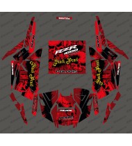 Kit de decoració Perla Negra Edició (Vermell)- IDgrafix - Polaris RZR 1000 Turbo / Turbo S -idgrafix