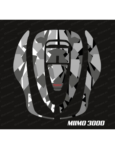 Camo Digital Edition Aufkleber (Grau) – Honda Miimo 3000 Roboter-Rasenmäher