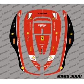 Aufkleber F1 Scuderia Edition - Roboter mähen Honda Miimo 3000