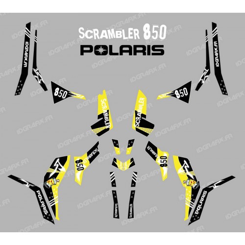 Kit décoration Street Jaune (Light) - IDgrafix - Polaris 850 Scrambler