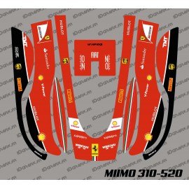 Aufkleber F1 Scuderia Edition - Roboter mähen Honda Miimo 310-520