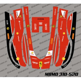 Etiqueta engomada de la F1 de Scuderia Edition - Robot cortacésped Honda Miimo 310-520 -idgrafix