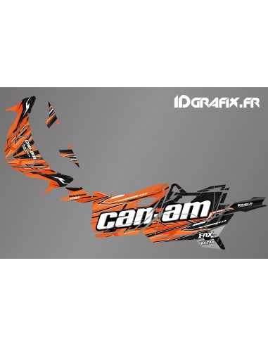 Kit décoration Cliff Edition (Orange) - Idgrafix - Can Am Maverick SPORT