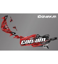 Kit de decoració penya-Segat Edició (Vermell) - Idgrafix - Can Am Maverick ESPORT -idgrafix