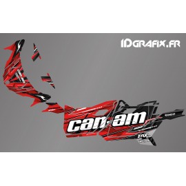 Kit de decoració penya-Segat Edició (Vermell) - Idgrafix - Can Am Maverick ESPORT -idgrafix