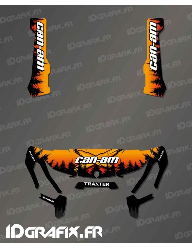 Kit décoration Yosemite Series (Orange) - IDgrafix - Can Am Traxter