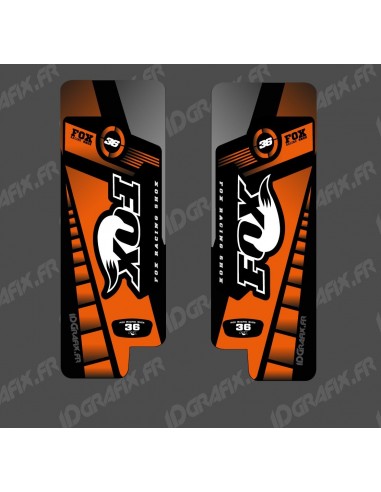 Adesivi Protezione Forcella Fox Edition (Arancione) - Specialized Turbo Levo
