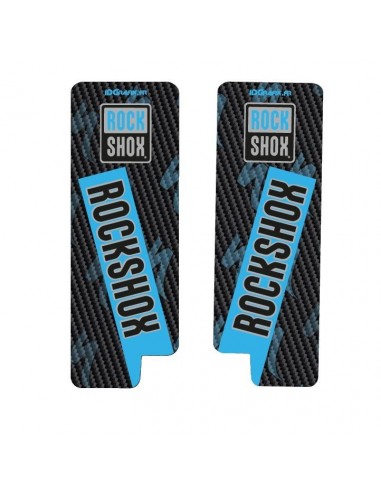 Sticker Schutz-Gabel, RockShox Carbon (Blau) - Specialized Turbo-Levo