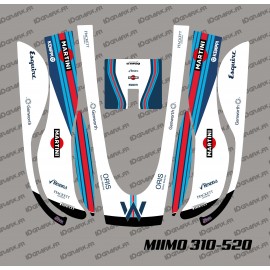 Etiqueta engomada de la F1 Williams Edición - Robot cortacésped Honda Miimo 310-520 -idgrafix