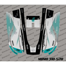 Etiqueta engomada de la F1 de Scuderia Edition - Robot cortacésped Honda Miimo 310-520