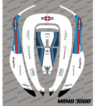 Adhesivo F1 Williams Edition - Cortacésped robótico Honda Miimo 3000