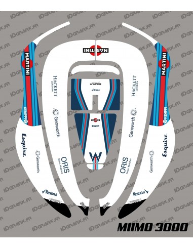 F1 Williams Edition sticker - Honda Miimo 3000 robotic lawnmower